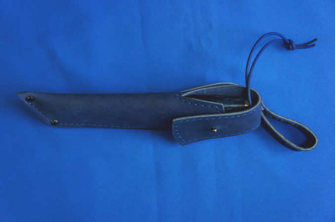 Купить нож  Ронин от Ножеяр ™, Клинок - дамасская сталь, рукоять - стабилизированная карельская береза