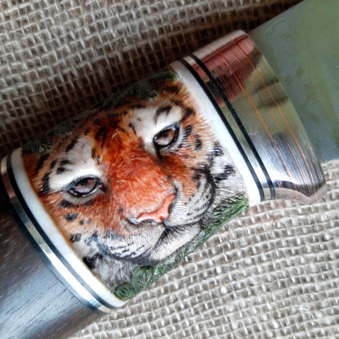 Купить нож "Амурский Тигр"(серия "Живая природа") от Мастерской Ножеяр