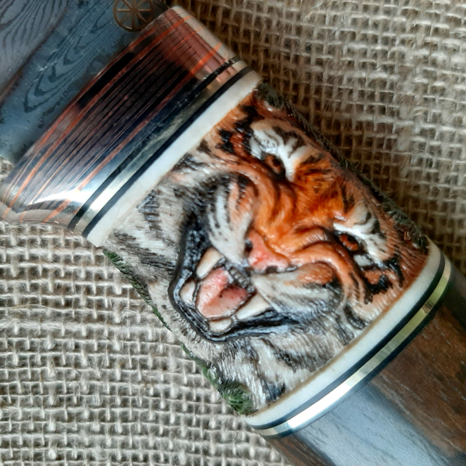 Купить нож "Амурский Тигр"(серия "Живая природа") от Мастерской Ножеяр